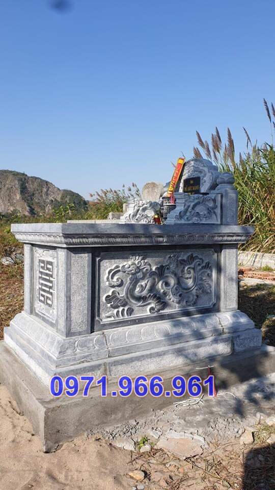 539 - mẫu mộ đá đơn giản đẹp bán lai châu