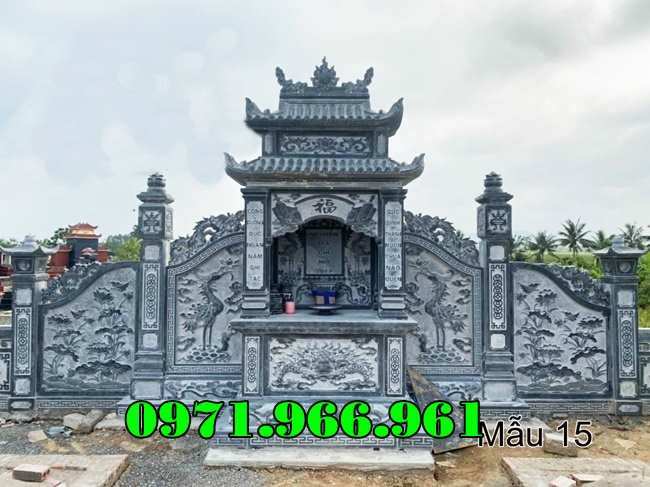 100+ Mẫu lăng mộ đá xanh đẹp nhất