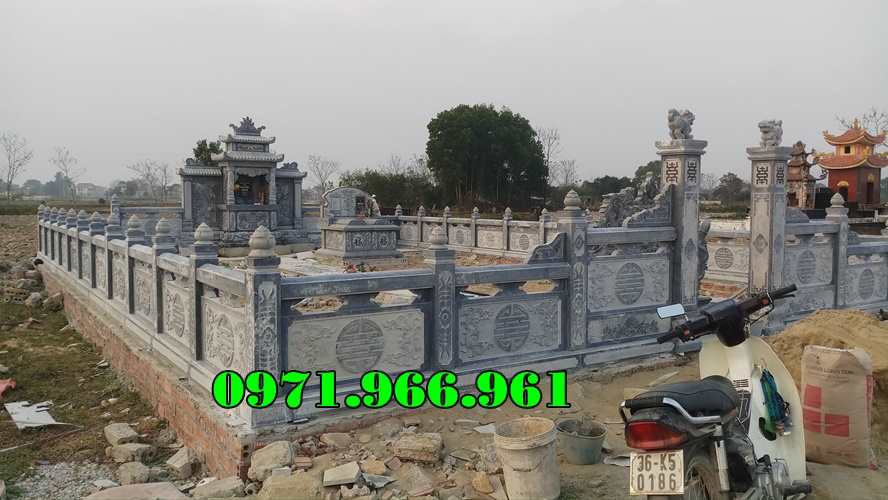 108+ Mẫu lăng mộ đá xanh nguyên khối đẹp nhất