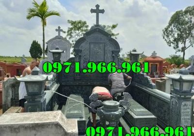 116+ Mẫu lăng mộ ông bà đá xanh đẹp nhất