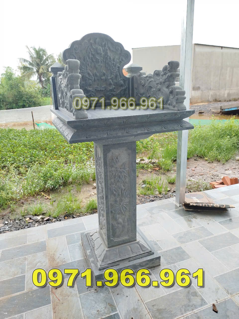 +100 Bến Tre Bán Bàn Thờ Thiên Đá - Bàn Thờ Đá Ngoài Trời