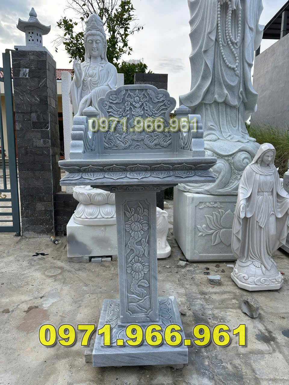 +100 Đắk Nông Bán Bàn Thờ Thiên Đá - Bàn Thờ Đá Ngoài Trời