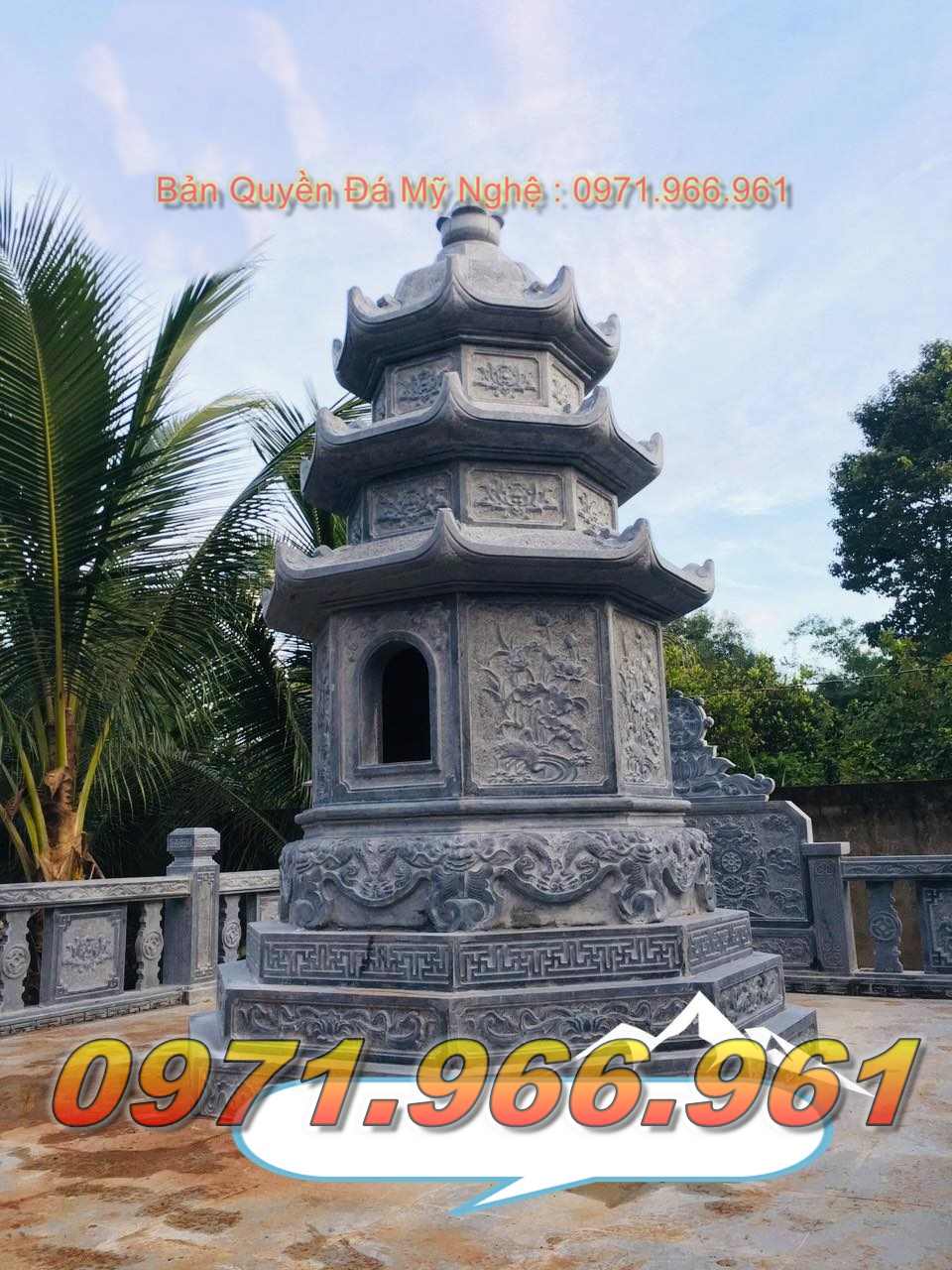 55 : Mộ Tháp Đá Thờ Hũ Tro Cốt Bán Ở Tại Vũng Tàu