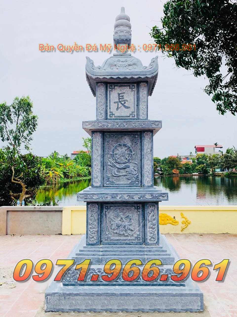 57 : Mẫu Mộ Tháp Đá Nhà Chùa Bán Ở Tại Vũng Tàu