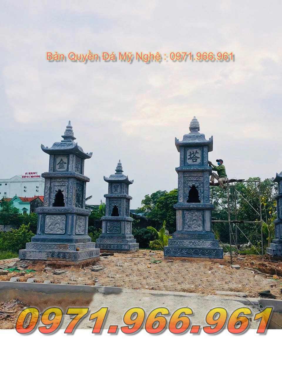 59 : Cơ Sở Xây Mộ Tháp Đá Trắng Bán Ở Tại Vũng Tàu