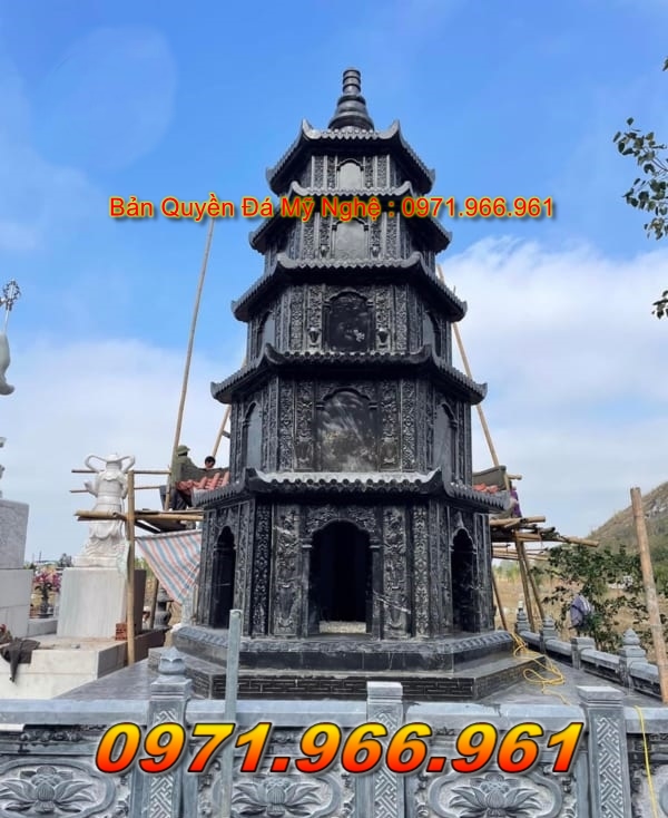 65 : Xây Bảo Tháp Đá Phật Giáo Ở Tại Trà Vinh