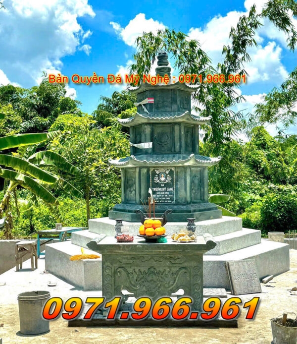 68 : Đại Lý Cung Cấp Mộ Tháp Đá Thờ Cốt Ở Trà Vinh