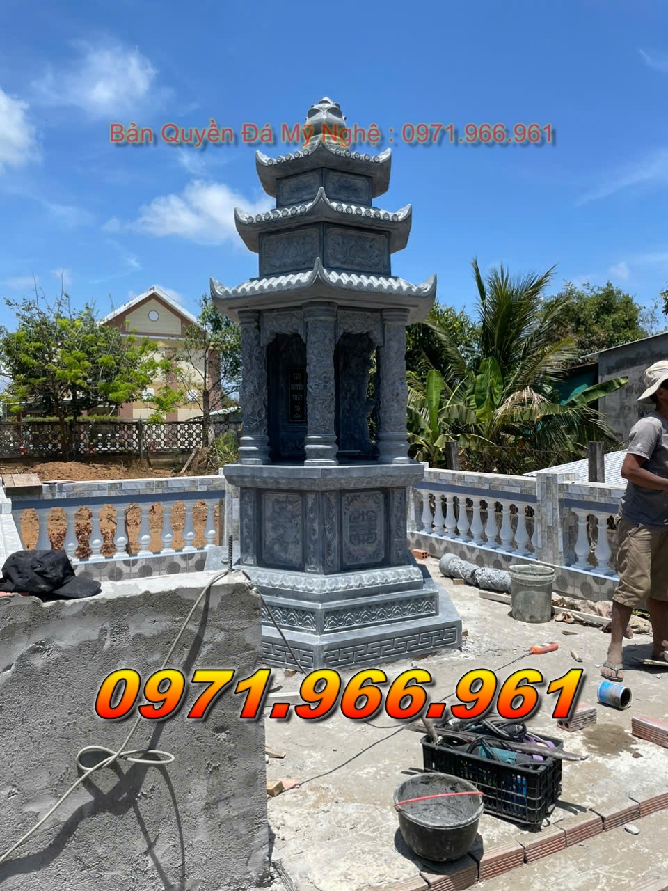 66 : Ý Nghĩa - Hoa Văn Mẫu Mộ Tháp Đá Bán Ở Tại Trà Vinh