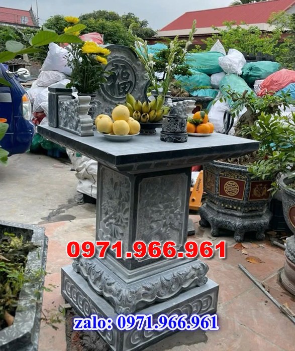miếu thờ cửu trùng thiên đá xanh, miếu thờ ông thiên đá vàng, miếu thờ trước nhà ngoài trời, miếu thờ ông tà chư thiên, miếu thờ đá granite hoa cương, miếu thờ phật bà quan âm bồ tát, miếu thờ địa tạng vương bồ tát, miếu thờ thông thiên, miếu thờ nghĩa miếu lăng mộ, miếu thờ cô hồn vong ngã 3 đường,