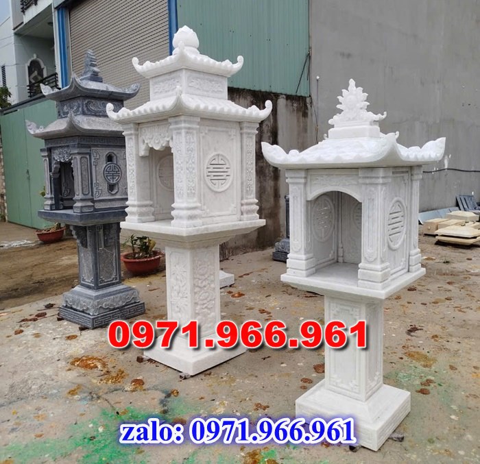miếu thờ cửu trùng thiên đá xanh, miếu thờ ông thiên đá vàng, miếu thờ trước nhà ngoài trời, miếu thờ ông tà chư thiên, miếu thờ đá granite hoa cương, miếu thờ phật bà quan âm bồ tát, miếu thờ địa tạng vương bồ tát, miếu thờ thông thiên, miếu thờ nghĩa miếu lăng mộ, miếu thờ cô hồn vong ngã 3 đường, 