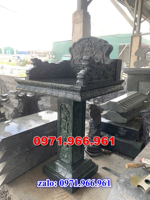bàn thờ cửu trùng thiên đá xanh, bàn thờ ông thiên đá vàng, bàn thờ trước nhà ngoài trời, bàn thờ ông tà chư thiên, bàn thờ đá granite hoa cương, bàn thờ phật bà quan âm bồ tát, bàn thờ địa tạng vương bồ tát, bàn thờ thông thiên, bàn thờ nghĩa miếu lăng mộ, bàn thờ cô hồn vong ngã 3 đường, 