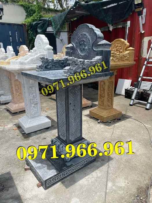 bàn thờ cửu trùng thiên đá xanh, bàn thờ ông thiên đá vàng, bàn thờ trước nhà ngoài trời, bàn thờ ông tà chư thiên, bàn thờ đá granite hoa cương, bàn thờ phật bà quan âm bồ tát, bàn thờ địa tạng vương bồ tát, bàn thờ thông thiên, bàn thờ nghĩa trang lăng mộ, bàn thờ cô hồn vong ngã 3 đường,
