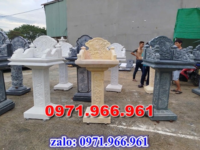 bàn thờ cửu trùng thiên đá xanh, bàn thờ ông thiên đá vàng, bàn thờ trước nhà ngoài trời, bàn thờ ông tà chư thiên, bàn thờ đá granite hoa cương, bàn thờ phật bà quan âm bồ tát, bàn thờ địa tạng vương bồ tát, bàn thờ thông thiên, bàn thờ nghĩa trang lăng mộ, bàn thờ cô hồn vong ngã 3 đường,