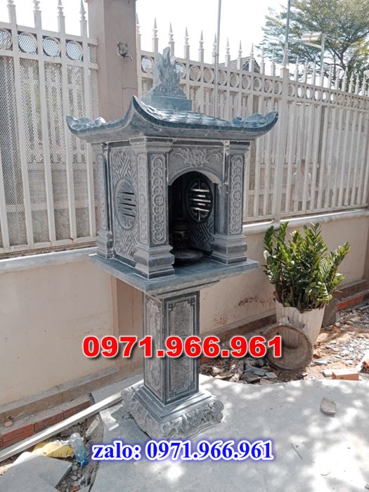 miếu thờ cửu trùng thiên đá xanh, miếu thờ ông thiên đá vàng, miếu thờ trước nhà ngoài trời, miếu thờ ông tà chư thiên, miếu thờ đá granite hoa cương, miếu thờ phật bà quan âm bồ tát, miếu thờ địa tạng vương bồ tát, miếu thờ thông thiên, miếu thờ nghĩa miếu lăng mộ, miếu thờ cô hồn vong ngã 3 đường, 