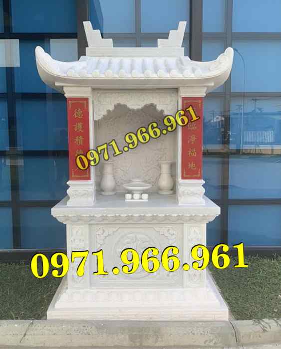 miếu thờ cửu trùng thiên đá xanh, miếu thờ ông thiên đá vàng, miếu thờ trước nhà ngoài trời, miếu thờ ông tà chư thiên, miếu thờ đá granite hoa cương, miếu thờ phật bà quan âm bồ tát, miếu thờ địa tạng vương bồ tát, miếu thờ thông thiên, miếu thờ nghĩa miếu lăng mộ, miếu thờ cô hồn vong ngã 3 đường, 