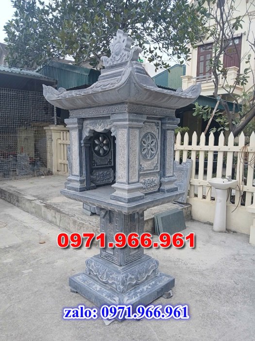 miếu thờ cửu trùng thiên đá xanh, miếu thờ ông thiên đá vàng, miếu thờ trước nhà ngoài trời, miếu thờ ông tà chư thiên, miếu thờ đá granite hoa cương, miếu thờ phật bà quan âm bồ tát, miếu thờ địa tạng vương bồ tát, miếu thờ thông thiên, miếu thờ nghĩa miếu lăng mộ, miếu thờ cô hồn vong ngã 3 đường,