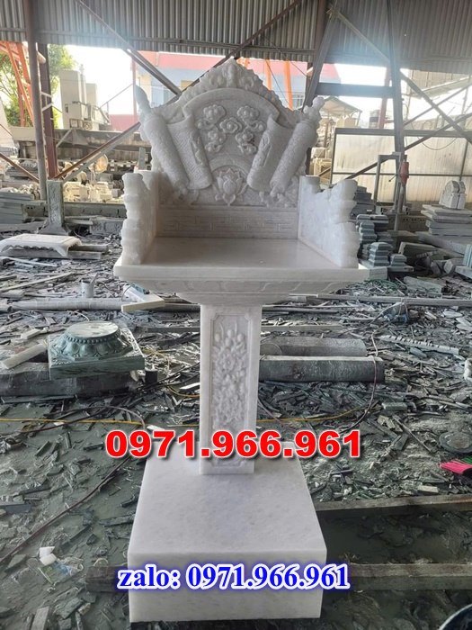 bàn thờ cửu trùng thiên đá xanh, bàn thờ ông thiên đá vàng, bàn thờ trước nhà ngoài trời, bàn thờ ông tà chư thiên, bàn thờ đá granite hoa cương, bàn thờ phật bà quan âm bồ tát, bàn thờ địa tạng vương bồ tát, bàn thờ thông thiên, bàn thờ nghĩa miếu lăng mộ, bàn thờ cô hồn vong ngã 3 đường,