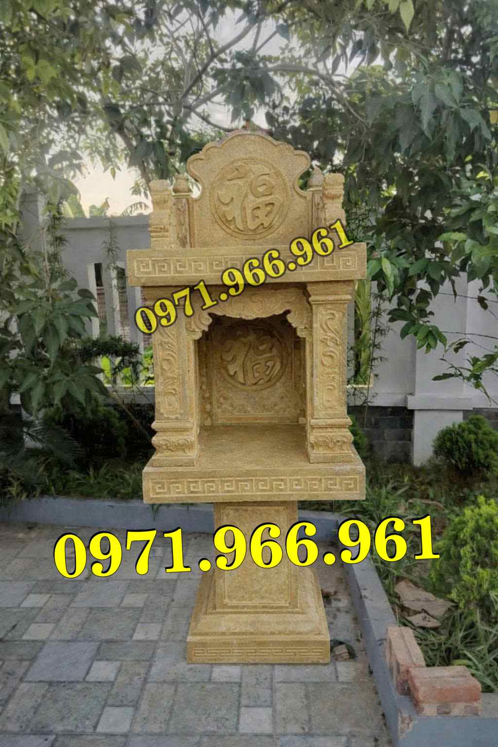 bàn thờ cửu trùng thiên đá xanh, bàn thờ ông thiên đá vàng, bàn thờ trước nhà ngoài trời, bàn thờ ông tà chư thiên, bàn thờ đá granite hoa cương, bàn thờ phật bà quan âm bồ tát, bàn thờ địa tạng vương bồ tát, bàn thờ thông thiên, bàn thờ nghĩa miếu lăng mộ, bàn thờ cô hồn vong ngã 3 đường,