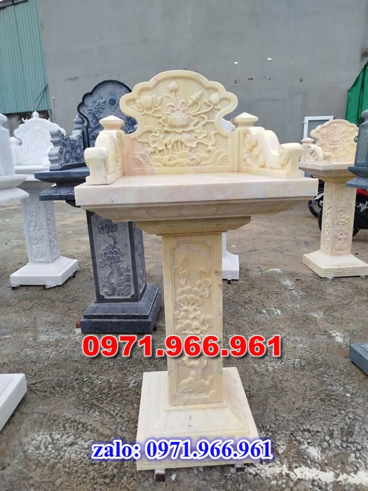 bàn thờ cửu trùng thiên đá xanh, bàn thờ ông thiên đá vàng, bàn thờ trước nhà ngoài trời, bàn thờ ông tà chư thiên, bàn thờ đá granite hoa cương, bàn thờ phật bà quan âm bồ tát, bàn thờ địa tạng vương bồ tát, bàn thờ thông thiên, bàn thờ nghĩa miếu lăng mộ, bàn thờ cô hồn vong ngã 3 đường, 