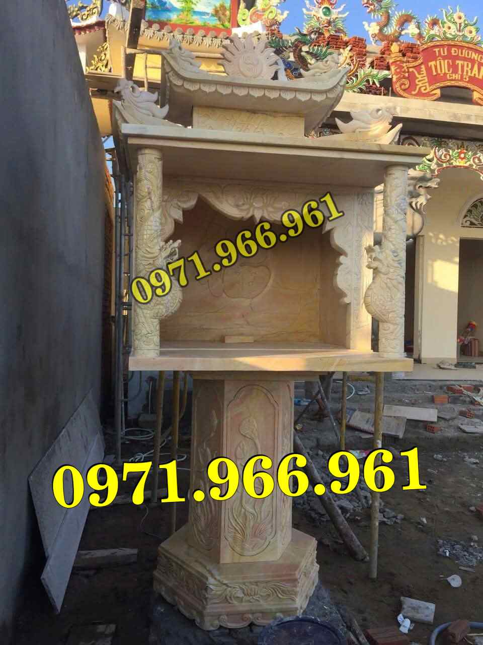 bàn thờ cửu trùng thiên đá xanh, bàn thờ ông thiên đá vàng, bàn thờ trước nhà ngoài trời, bàn thờ ông tà chư thiên, bàn thờ đá granite hoa cương, bàn thờ phật bà quan âm bồ tát, bàn thờ địa tạng vương bồ tát, bàn thờ thông thiên, bàn thờ nghĩa trang lăng mộ, bàn thờ cô hồn vong ngã 3 đường,