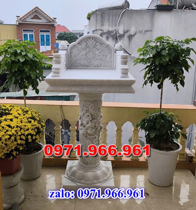 bàn thờ cửu trùng thiên đá xanh, bàn thờ ông thiên đá vàng, bàn thờ trước nhà ngoài trời, bàn thờ ông tà chư thiên, bàn thờ đá granite hoa cương, bàn thờ phật bà quan âm bồ tát, bàn thờ địa tạng vương bồ tát, bàn thờ thông thiên, bàn thờ nghĩa miếu lăng mộ, bàn thờ cô hồn vong ngã 3 đường, 