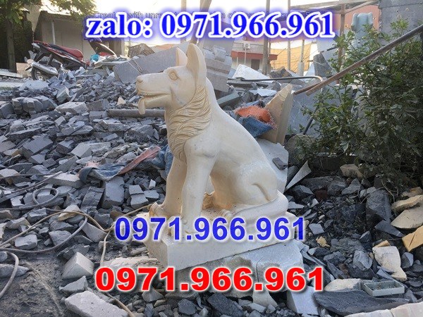 chó đá phong thủy trước nhà, chó đá trấn trạch lăng mộ nhà thờ, chó đá nguyên khối chạm điêu khắc, tượng chó đá cổ trước chùa từ đường miếu, ngoài chùa, cửa đình, nhà thờ dòng họ gia đình, linh thiêng, được điêu khắc tinh sảo, bằng đá xanh ninh bình, đá thanh hóa, đá trắng, đá vàng, đá thạch anh, đá granite, theo yêu cầu của khách hàng