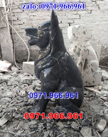 chó đá phong thủy trước nhà, chó đá trấn trạch lăng mộ nhà thờ, chó đá nguyên khối chạm điêu khắc, tượng chó đá cổ trước chùa từ đường miếu,  ngoài chùa, cửa đình, nhà thờ dòng họ gia đình, linh thiêng, được điêu khắc tinh sảo, bằng đá xanh ninh bình, đá thanh hóa, đá trắng, đá vàng, đá thạch anh, đá granite, theo yêu cầu của khách hàng