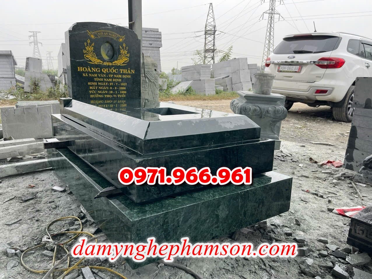 bia mộ đá xanh đẹp, giá bán mộ đá nguyên khối lắp sắp, địa chĩ nơi chỗ bán mộ đá hoa cương granite, kích thước mộ đá tự nhiên chuẩn phong thủy, thiết kế mộ đá trắng vàng theo yêu cầu, lắp đặt mộ đá cao cấp trọn gói theo yêu càu, mộ ông bà bố mẹ gia đình xây đá, mộ ốp đá xanh đen cẩm thạch, mẫu mộ đá đơn giản tam cấp không mái, mộ gia tộc song thân phu thê có mái che, kim tĩnh huyệt mộ bằng đá chôn tươi sang cát, nhà mồ mả để thề lưu giũ hũ lọ tro cốt, mộ sư bảo tháp ba năm bẩy chín tầng hình vuông lục lăng bát giác, mộ đôi tròn sang cát hỏa hung địa táng,