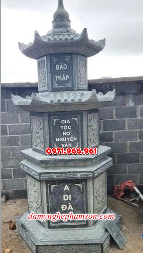 tháp đá xanh đẹp, giá bán tháp đá nguyên khối lắp sắp, địa chĩ nơi chỗ bán tháp đá hoa cương granite, kích thước tháp đá tự nhiên chuẩn phong thủy, thiết kế tháp đá trắng vàng theo yêu cầu, lắp đặt tháp đá cao cấp trọn gói theo yêu càu, mộ ông bà bố mẹ gia đình xây đá, mộ ốp đá xanh đen cẩm thạch, mẫu tháp đá đơn giản tam cấp không mái, mộ gia tộc song thân phu thê có mái che, kim tĩnh huyệt mộ bằng đá chôn tươi sang cát, nhà mồ mả để thề lưu giũ hũ lọ tro cốt, mộ sư bảo tháp ba năm bẩy chín tầng hình vuông lục lăng bát giác, mộ đôi tròn sang cát hỏa hung địa táng,