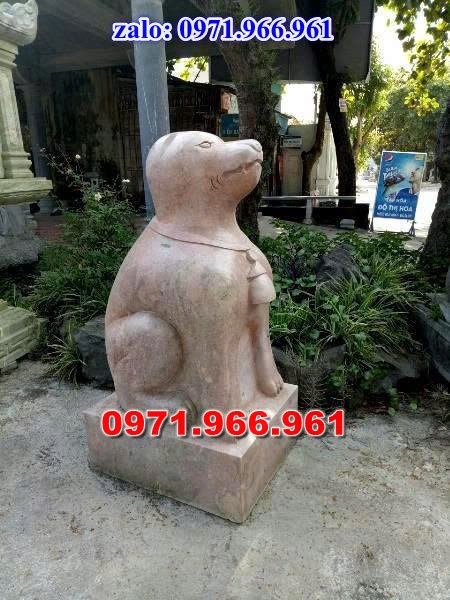 chó đá phong thủy trước nhà, chó đá trấn trạch lăng mộ nhà thờ, chó đá nguyên khối chạm điêu khắc, tượng chó đá cổ trước chùa từ đường miếu,  ngoài chùa, cửa đình, nhà thờ dòng họ gia đình, linh thiêng, được điêu khắc tinh sảo, bằng đá xanh ninh bình, đá thanh hóa, đá trắng, đá vàng, đá thạch anh, đá granite, theo yêu cầu của khách hàng