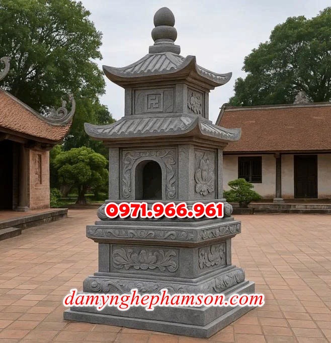 tháp đá xanh đẹp, giá bán tháp đá nguyên khối lắp sắp, địa chĩ nơi chỗ bán tháp đá hoa cương granite, kích thước tháp đá tự nhiên chuẩn phong thủy, thiết kế tháp đá trắng vàng theo yêu cầu, lắp đặt tháp đá cao cấp trọn gói theo yêu càu, mộ ông bà bố mẹ gia đình xây đá, mộ ốp đá xanh đen cẩm thạch, mẫu tháp đá đơn giản tam cấp không mái, mộ gia tộc song thân phu thê có mái che, kim tĩnh huyệt mộ bằng đá chôn tươi sang cát, nhà mồ mả để thề lưu giũ hũ lọ tro cốt, mộ sư bảo tháp ba năm bẩy chín tầng hình vuông lục lăng bát giác, mộ đôi tròn sang cát hỏa hung địa táng,