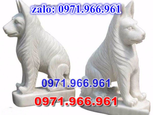 chó đá phong thủy trước nhà, chó đá trấn trạch lăng mộ nhà thờ, chó đá nguyên khối chạm điêu khắc, tượng chó đá cổ trước chùa từ đường miếu,  ngoài chùa, cửa đình, nhà thờ dòng họ gia đình, linh thiêng, được điêu khắc tinh sảo, bằng đá xanh ninh bình, đá thanh hóa, đá trắng, đá vàng, đá thạch anh, đá granite, theo yêu cầu của khách hàng