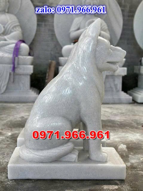 chó đá phong thủy trước nhà, chó đá trấn trạch lăng mộ nhà thờ, chó đá nguyên khối chạm điêu khắc, tượng chó đá cổ trước chùa từ đường miếu,  ngoài chùa, cửa đình, nhà thờ dòng họ gia đình, linh thiêng, được điêu khắc tinh sảo, bằng đá xanh ninh bình, đá thanh hóa, đá trắng, đá vàng, đá thạch anh, đá granite, theo yêu cầu của khách hàng