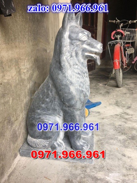 chó đá phong thủy trước nhà, chó đá trấn trạch lăng mộ nhà thờ, chó đá nguyên khối chạm điêu khắc, tượng chó đá cổ trước chùa từ đường miếu,  ngoài chùa, cửa đình, nhà thờ dòng họ gia đình, linh thiêng, được điêu khắc tinh sảo, bằng đá xanh ninh bình, đá thanh hóa, đá trắng, đá vàng, đá thạch anh, đá granite, theo yêu cầu của khách hàng