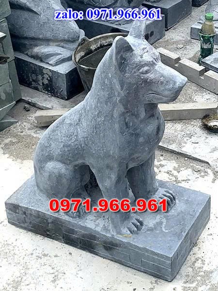 chó đá phong thủy trước nhà, chó đá trấn trạch lăng mộ nhà thờ, chó đá nguyên khối chạm điêu khắc, tượng chó đá cổ trước chùa từ đường miếu,  ngoài chùa, cửa đình, nhà thờ dòng họ gia đình, linh thiêng, được điêu khắc tinh sảo, bằng đá xanh ninh bình, đá thanh hóa, đá trắng, đá vàng, đá thạch anh, đá granite, theo yêu cầu của khách hàng