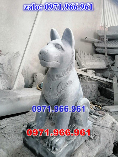 chó đá phong thủy trước nhà, chó đá trấn trạch lăng mộ nhà thờ, chó đá nguyên khối chạm điêu khắc, tượng chó đá cổ trước chùa từ đường miếu,  ngoài chùa, cửa đình, nhà thờ dòng họ gia đình, linh thiêng, được điêu khắc tinh sảo, bằng đá xanh ninh bình, đá thanh hóa, đá trắng, đá vàng, đá thạch anh, đá granite, theo yêu cầu của khách hàng