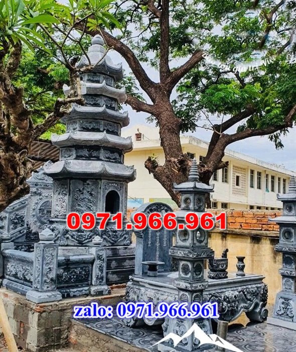 lắp đặt tháp đá cao cấp trọn gói theo yêu càu, mộ ông bà bố mẹ gia đình xây đá, mộ ốp đá xanh đen cẩm thạch, mẫu tháp đá đơn giản tam cấp không mái, mộ gia tộc song thân phu thê có mái che, kim tĩnh huyệt mộ bằng đá chôn tươi sang cát, nhà mồ mả để thề lưu giũ hũ lọ tro cốt, mộ sư bảo tháp ba năm bẩy chín tầng hình vuông lục lăng bát giác, mộ đôi tròn sang cát hỏa hung địa táng,