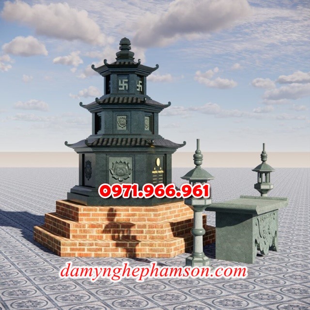 tháp đá xanh đẹp, giá bán tháp đá nguyên khối lắp sắp, địa chĩ nơi chỗ bán tháp đá hoa cương granite, kích thước tháp đá tự nhiên chuẩn phong thủy, thiết kế tháp đá trắng vàng theo yêu cầu, lắp đặt tháp đá cao cấp trọn gói theo yêu càu, mộ ông bà bố mẹ gia đình xây đá, mộ ốp đá xanh đen cẩm thạch, mẫu tháp đá đơn giản tam cấp không mái, mộ gia tộc song thân phu thê có mái che, kim tĩnh huyệt mộ bằng đá chôn tươi sang cát, nhà mồ mả để thề lưu giũ hũ lọ tro cốt, mộ sư bảo tháp ba năm bẩy chín tầng hình vuông lục lăng bát giác, mộ đôi tròn sang cát hỏa hung địa táng,