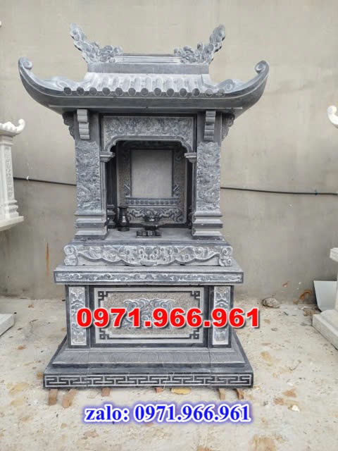 13 mộ để tro cốt  hai mái đá granite đỏ bạc liêu