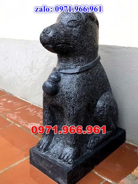 chó đá phong thủy trước nhà, chó đá trấn trạch lăng mộ nhà thờ, chó đá nguyên khối chạm điêu khắc, tượng chó đá cổ trước chùa từ đường miếu,  ngoài chùa, cửa đình, nhà thờ dòng họ gia đình, linh thiêng, được điêu khắc tinh sảo, bằng đá xanh ninh bình, đá thanh hóa, đá trắng, đá vàng, đá thạch anh, đá granite, theo yêu cầu của khách hàng