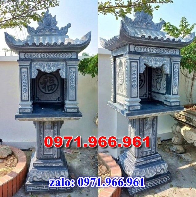 miếu thờ bằng đá tự nhiên nguyên khối thờ thần linh ngoài trời trước nhà, miếu thờ sân vườn phong thủy, trấn trạch, các công trình tâm linh, miếu thờ trước dòng họ gia đình bằng đá xanh ninh bình, miếu thờ được điêu khắc hoa văn tinh sảo theo nhu cầu khách hàng 