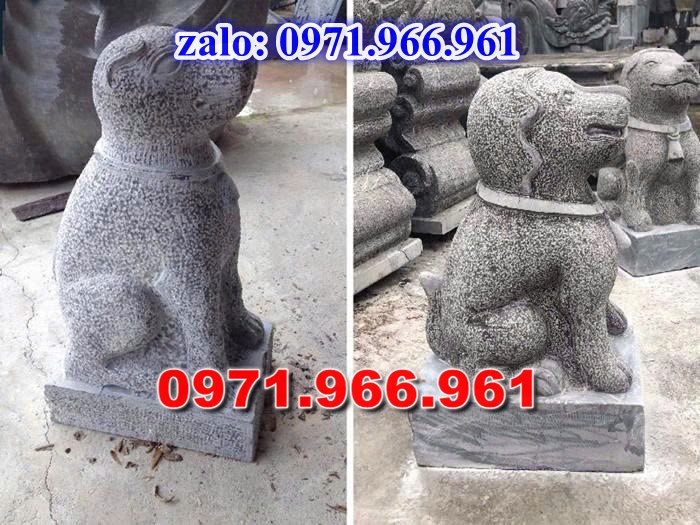 chó đá có kích thước phù hợp cho gia chủ hải phòng