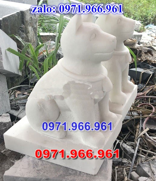 chó đá phong thủy trước nhà, chó đá trấn trạch lăng mộ nhà thờ, chó đá nguyên khối chạm điêu khắc, tượng chó đá cổ trước chùa từ đường miếu,  ngoài chùa, cửa đình, nhà thờ dòng họ gia đình, linh thiêng, được điêu khắc tinh sảo, bằng đá xanh ninh bình, đá thanh hóa, đá trắng, đá vàng, đá thạch anh, đá granite, theo yêu cầu của khách hàng
