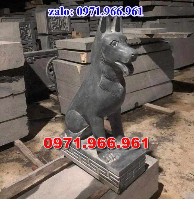 chó đá phong thủy trước nhà, chó đá trấn trạch lăng mộ nhà thờ, chó đá nguyên khối chạm điêu khắc, tượng chó đá cổ trước chùa từ đường miếu, ngoài chùa, cửa đình, nhà thờ dòng họ gia đình, linh thiêng, được điêu khắc tinh sảo, bằng đá xanh ninh bình, đá thanh hóa, đá trắng, đá vàng, đá thạch anh, đá granite, theo yêu cầu của khách hàng