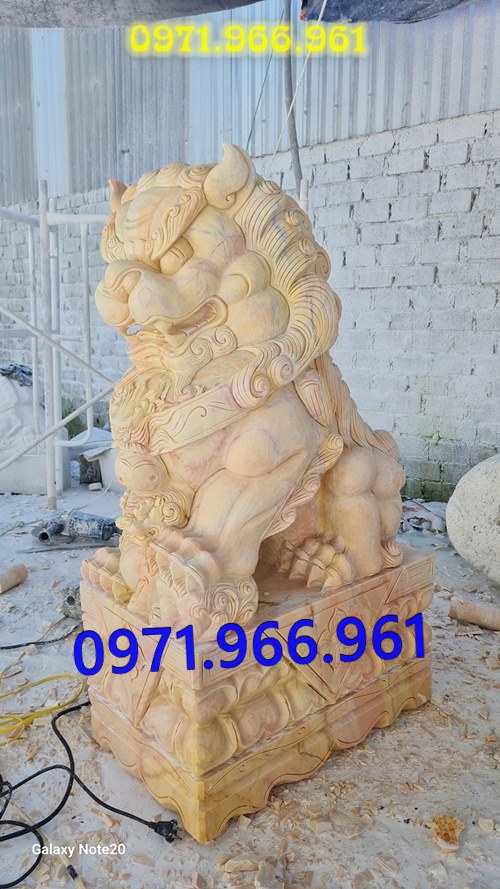 mẫu kỳ lân đá phong thủy canh cổng, kỳ lân đá tự nhiên nguyên khối trấn yểm trước nhà, kỳ lân đá cẩm thạch trước nhà thờ họ, kỳ lân đá biệt thự mang lại tài lộc may mắn cho gia chủ, kỳ lân đá được điêu khắc chạm trổ tinh sảo theo nhu cầu khách hàng