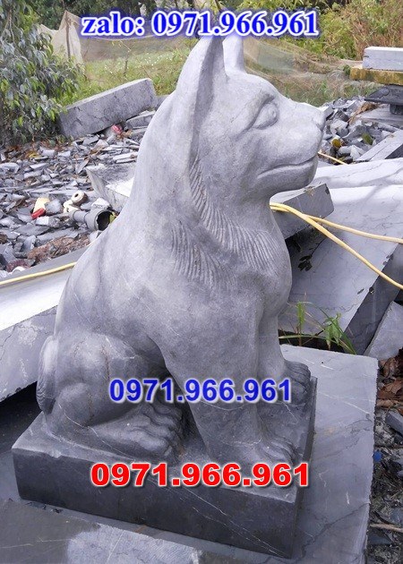 chó đá phong thủy trước nhà, chó đá trấn trạch lăng mộ nhà thờ, chó đá nguyên khối chạm điêu khắc, tượng chó đá cổ trước chùa từ đường miếu,  ngoài chùa, cửa đình, nhà thờ dòng họ gia đình, linh thiêng, được điêu khắc tinh sảo, bằng đá xanh ninh bình, đá thanh hóa, đá trắng, đá vàng, đá thạch anh, đá granite, theo yêu cầu của khách hàng