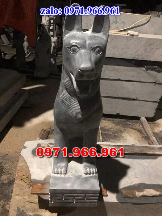 chó đá phong thủy trước nhà, chó đá trấn trạch lăng mộ nhà thờ, chó đá nguyên khối chạm điêu khắc, tượng chó đá cổ trước chùa từ đường miếu,  ngoài chùa, cửa đình, nhà thờ dòng họ gia đình, linh thiêng, được điêu khắc tinh sảo, bằng đá xanh ninh bình, đá thanh hóa, đá trắng, đá vàng, đá thạch anh, đá granite, theo yêu cầu của khách hàng