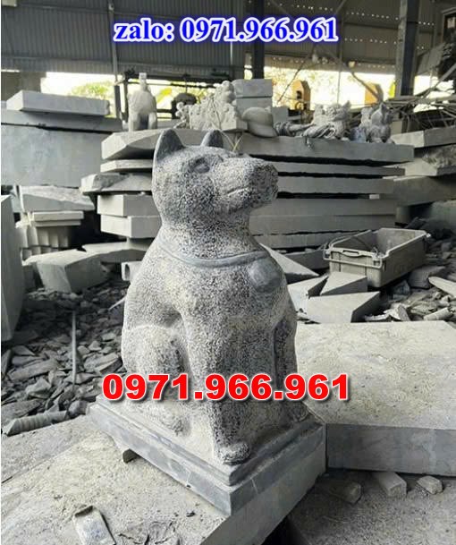 chó đá phong thủy trước nhà, chó đá trấn trạch lăng mộ nhà thờ, chó đá nguyên khối chạm điêu khắc, tượng chó đá cổ trước chùa từ đường miếu,  ngoài chùa, cửa đình, nhà thờ dòng họ gia đình, linh thiêng, được điêu khắc tinh sảo, bằng đá xanh ninh bình, đá thanh hóa, đá trắng, đá vàng, đá thạch anh, đá granite, theo yêu cầu của khách hàng