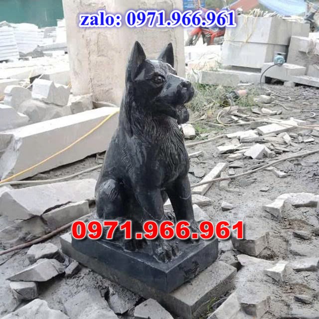 chó đá có kích thước phù hợp cho gia chủ nghệ an
