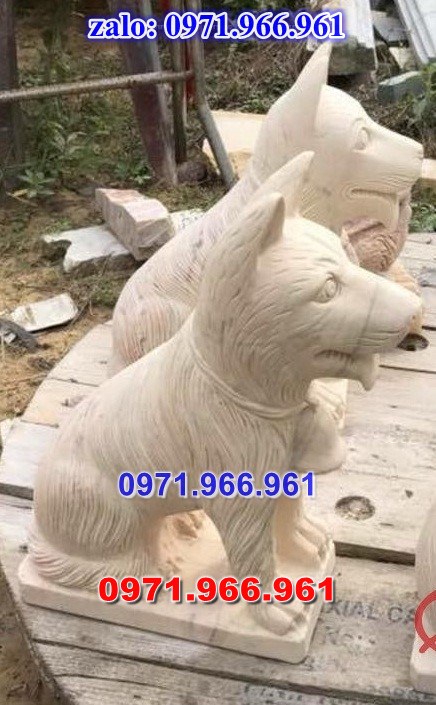 chó đá phong thủy trước nhà, chó đá trấn trạch lăng mộ nhà thờ, chó đá nguyên khối chạm điêu khắc, tượng chó đá cổ trước chùa từ đường miếu,  ngoài chùa, cửa đình, nhà thờ dòng họ gia đình, linh thiêng, được điêu khắc tinh sảo, bằng đá xanh ninh bình, đá thanh hóa, đá trắng, đá vàng, đá thạch anh, đá granite, theo yêu cầu của khách hàng